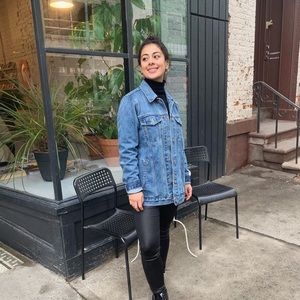 Faux leather leggings